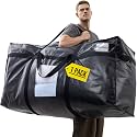 TAILI 1 Pack 69 Gallon Extra Large Storage Bags with Visible Window,Black
