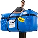TAILI 2 Pack 69 Gallon Extra Large Storage Bags with Visible Window,Blue