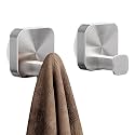 TAILI Shower Hooks Suction Cup, Towel Hooks for Bathrooms, Stainless Steel