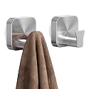 TAILI Shower Hooks Suction Cup, Towel Hooks for Bathrooms, Stainless Steel