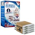 TAILI 4 Pack Vacuum Storage Bags, Medium Cube (25x19x11 Inch), Clear