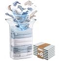 TAILI Cube Vacuum Storage Bags, 6 Pack Jumbo (31x40x15 Inch), Cream
