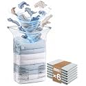 TAILI Cube Vacuum Storage Bags, 6 Pack Jumbo Size (31x40x15 Inch), Clear