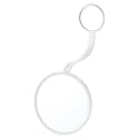 TAILI Shower Mirror Fogless for Shaving, Silicone Fog Free Hanging Mirror for Travel Camping, Shower Accessories, Bathroom Accessories,Shatterproof - Gifts for Men, Women,White