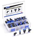 TAILONZ 1/2" Push to Connect Fitting Splitters+Elbows+Tees+Straight 40Pcs