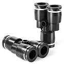 TAILONZ 1/4" Y-Splitter Push-to-Connect Fitting PY-1/4 10Pcs