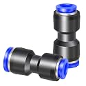 TAILONZ 16mm x 12mm Reducer Push-to-Connect Fitting PG16-12 10Pcs