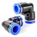 TAILONZ 3/8" Push to Connect Elbow Fitting for 3/8" Tube PV-3/8 10Pcs