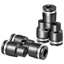 TAILONZ 4mm Push to Connect Y Spliter Fitting 3-Way for 4mm Tube PY-4 10Pcs