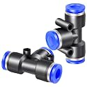 TAILONZ 5/32" in Tee Push-to-Connect Fitting PE-5/32 10Pcs