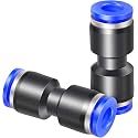 TAILONZ 5/8" Push to Connect Straight Fitting for 5/8" Tube PU-5/8 10Pcs