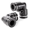 TAILONZ 6mm Push to Connect Elbow Fitting for 6mm Tube PV-6 10Pcs