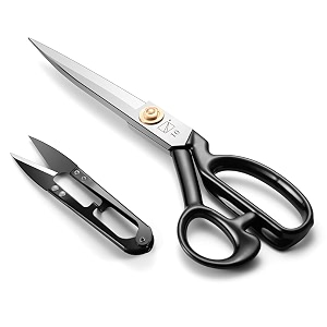 tailor39s scissors - household upholsterydressmaking shears 10 inch stainless steel - best for cutting fabric leather thin materials raw materials white-1