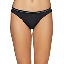 &Circus Tailor Women's Plus Size Beechwood Modal Puresoft Bikini Brief (BK_1PK_ON_Onyx_5XL)