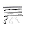 Tailoring Material, Sewing Ruler, Plastic, Black, 7 Inch
