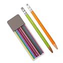 Tailors Chalk with 12 Color Refills,Heat Erasable Fabric Marking Pens, Washable Fabric Markers Pencil for Sewing,Ideal for Tailors,Quilting, Dressmaker & DIY Crafts ，B