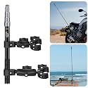 Taisioner Aluminum Alloy Motorcycle Handlebar Mount Double Clamp Locking Anti-Fall, 47" Invisible Selfie Stick for Insta360 X6/X5/X4/X3/X2/ONE RS/GO 2/3 Hero 13-7 DJI Camera