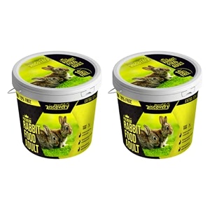 taiyo pluss discovery adult rabbit food - 1 kg refill pouch  high fibre pelleted sticks with alfalfa for growth  complete nutrition for adult rabbits  supports strong bones amp teeth