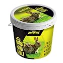 Taiyo Pluss Discovery Adult Rabbit Food - 250 g Bucket Container | High Fibre Pelleted Sticks with Alfalfa for Growth | Complete Nutrition for Adult Rabbits | Supports Strong Bones & Teeth