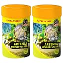 Taiyo Pluss Discovery Artemia Infused Flakes Fish Food-52.5 G (50 G + Extra 5% Free) (Pack of 2)|Premium Slow Sinking Diet for Fishes with Krill &amp; Squid for Active Growth &amp; Coloration,All Life Stages