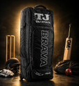 taj sports TJ DOUBLE DACKER BLACK KIT BAG WITH TROLLY (Kit Bag)