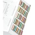Taja Bible Tabs, 75 Large Print Index Tabs for Women &amp; Men