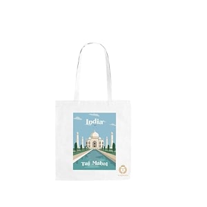 reusable tote bags - 100 organic cotton grocery bags eco-friendly multi-purpose sturdy canvas with 15kgs capacity - multy stylish design