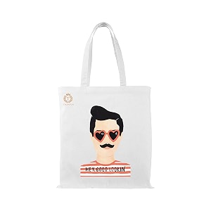 reusable tote bags - 100 organic cotton grocery bags eco-friendly multi-purpose sturdy canvas with 15kgs capacity - multiple stylish designs