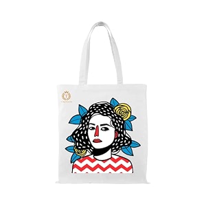 reusable tote bags - 100 organic cotton grocery bags eco-friendly amp multi-purpose sturdy canvas with 15kgs capacity - multiple stylish designs