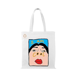 reusable tote bags - 100 organic cotton grocery bags eco-friendly amp multi-purpose sturdy canvas with 15kgs capacity - multiple stylish designs