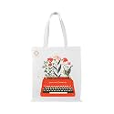 Reusable Tote Bags - 100% Organic Cotton Grocery Bags, Eco-Friendly &amp; Multi-Purpose, Sturdy Canvas with 15kgs Capacity - Multiple Stylish Designs