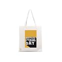 Reusable Tote Bags - 100% Organic Cotton Grocery Bags, Eco-Friendly and Multi-Purpose, Sturdy Canvas with 15kgs Capacity - Multiple Stylish Designs