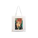 Reusable Tote Bags - 100% Organic Cotton Grocery Bags, Eco-Friendly, Multi-Purpose, Sturdy Canvas with 15kgs Capacity - Multiple Stylish Designs
