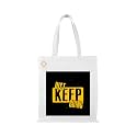 Reusable Tote Bags - 100% Organic Cotton Grocery Bag, Eco-Friendly, Multi-Purpose, Sturdy Canvas with 15kgs Capacity - Multiple Stylish Designs