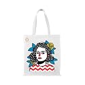 Reusable Tote Bags - 100% Organic Cotton Grocery Bags, Eco-Friendly &amp; Multi-Purpose, Sturdy Canvas with 15kgs Capacity - Multiple Stylish Designs