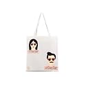 Reusable Tote Bags - 100% Organic Cotton Grocery Bags, Eco-Friendly, Multi-Purpose, Sturdy Canvas with 15kgs Capacity - Multy Stylish Design