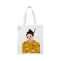 Reusable Tote Bags - 100% Organic Cotton Grocery Bags, Eco-Friendly &amp; Multi-Purpose, Sturdy Canvas with 15kgs Capacity - Multiple Stylish Designs