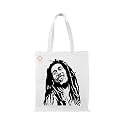 Reusable Tote Bags - 100% Organic Cotton Grocery Bags, Eco-Friendly, Multi-Purpose, Sturdy Canvas with 15kgs Capacity - Multiple Stylish Design
