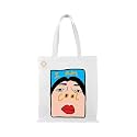 Reusable Tote Bags - 100% Organic Cotton Grocery Bags, Eco-Friendly &amp; Multi-Purpose, Sturdy Canvas with 15kgs Capacity - Multiple Stylish Designs
