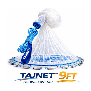 TAJNETS 9Ft American Cast Net 25mm