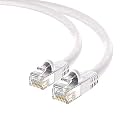 Cat6 Network Cable, 20 Meter (65.6 Feet), High Speed 550MHz / 10 GB Speed, Ethernet Patch Cord, RJ45 LAN Internet Wire with Gold Plated Connectors, Gigabit Category 6 For Modem, Router