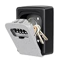 Metal Large Cash Box with Lock | Tiered Money Coin Tray and Bill Slots | Portable and Compact | Keys | Cash Box with Money Tray and Combination Loc (BookSafe Small)