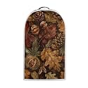 Talayituse Autumn Forest Nut Print Blender Dust Cover, Fingerprint Protection Cover for Stand Mixer or Coffee Machine, Home Kitchen Appliance Covers for Stain Dust Resistant Supplies