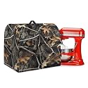 Talayituse Camo Hunting Forest Print Stand Mixer Cover Compatible with Kitchen Aid 6-8 Quart Bowl Lift Model, Dust Cover with Handle for Coffee Maker, Waterproof Blender Appliance Organizer Bag, Large