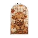Talayituse Fall Highland Cow Print Blender Dust Cover, Fingerprint Protection Cover for Stand Mixer or Coffee Machine, Home Kitchen Appliance Covers for Stain Dust Resistant Supplies