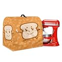 Talayituse Funny Bread Print Mixer Cover, Stand Mixer Cover Compatible with 6-8 Quart Stand Mixer, Dust Cover with Pockets, Kitchen Mixer Accessories Fits for All Tilt Head &amp; Bowl Lift, Large
