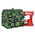 Talayituse Shamrock Hat Print Stand Mixer Cover Compatible with Kitchen Aid 6-8 Quart Bowl Lift Model, Dust Cover with Handle for Coffee Maker, St Patrick's Day Decor, Large