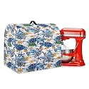 Talayituse Turtle Starfish Fish Print Stand Mixer Cover Compatible with Kitchen Aid 4.5-5 Quart Bowl Lift Model, Dust Cover with Handle for Coffee Maker, Blender Appliance Organizer Bag, Small