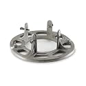 Talboys 716 Aluminum Cylinder Bench Clamp with Safety Message Strap and Chain, 3.25" Length x 5.25" Width x 6.5" Height, 4" to 14" Cylinder Holding Size