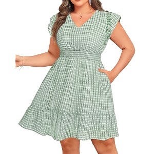 Talisea Womens Plus Size Summer Dress -